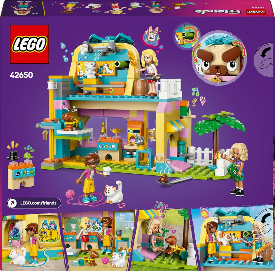 LEGO Friends Geschäft für Haustierzubehör - mit Hund, Katze und Kaninchen als Tierfiguren, 3 Minifig