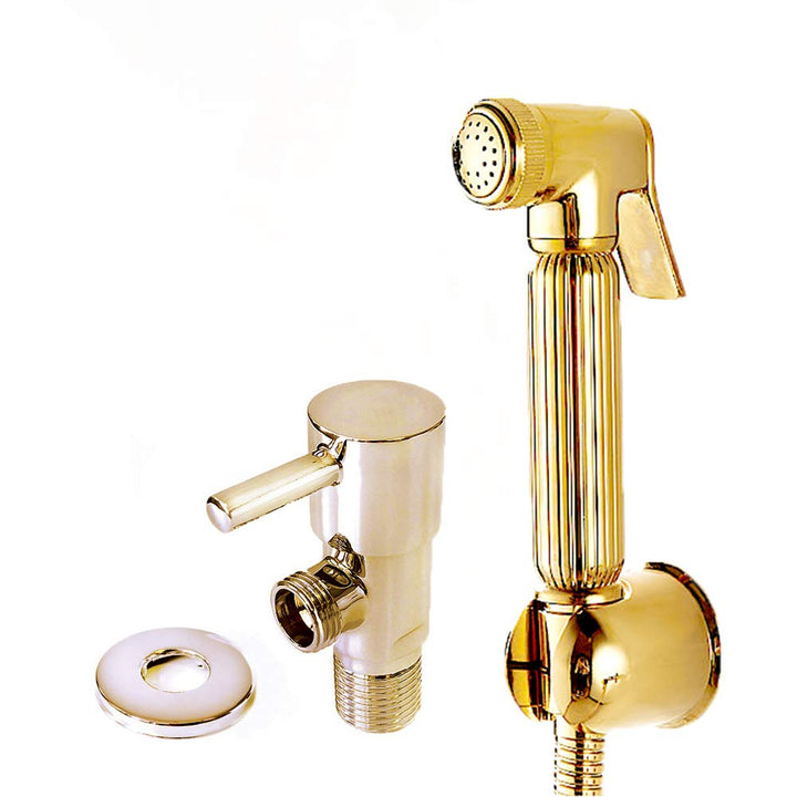Hochwertiges Gold Bidet-Duschset aus Messing | 1 Set