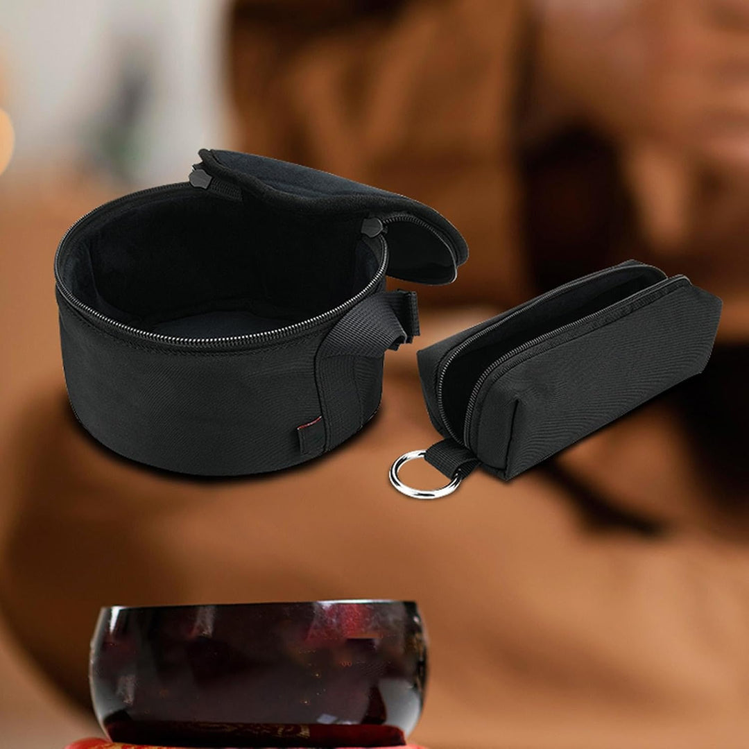 Klangschalen-Tragetasche, Meditationsschalen-Tasche, Robuster Schutz, Geräumige Aufbewahrung, Tragba
