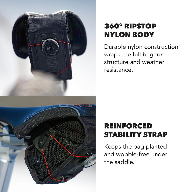 SILCA Mattone Web – Erweiterbare Satteltasche für Rennrad und Gravel