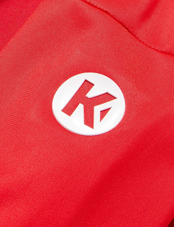 Kempa Kinder Prime Multi Jacke, chilirot/Rot, 128