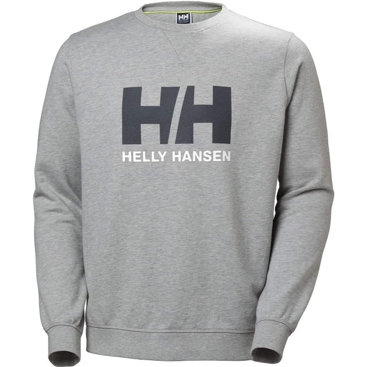 Helly Hansen Herren HH Logo Crew Pullover 950 Grey Melange S, 950 Grey Melange S