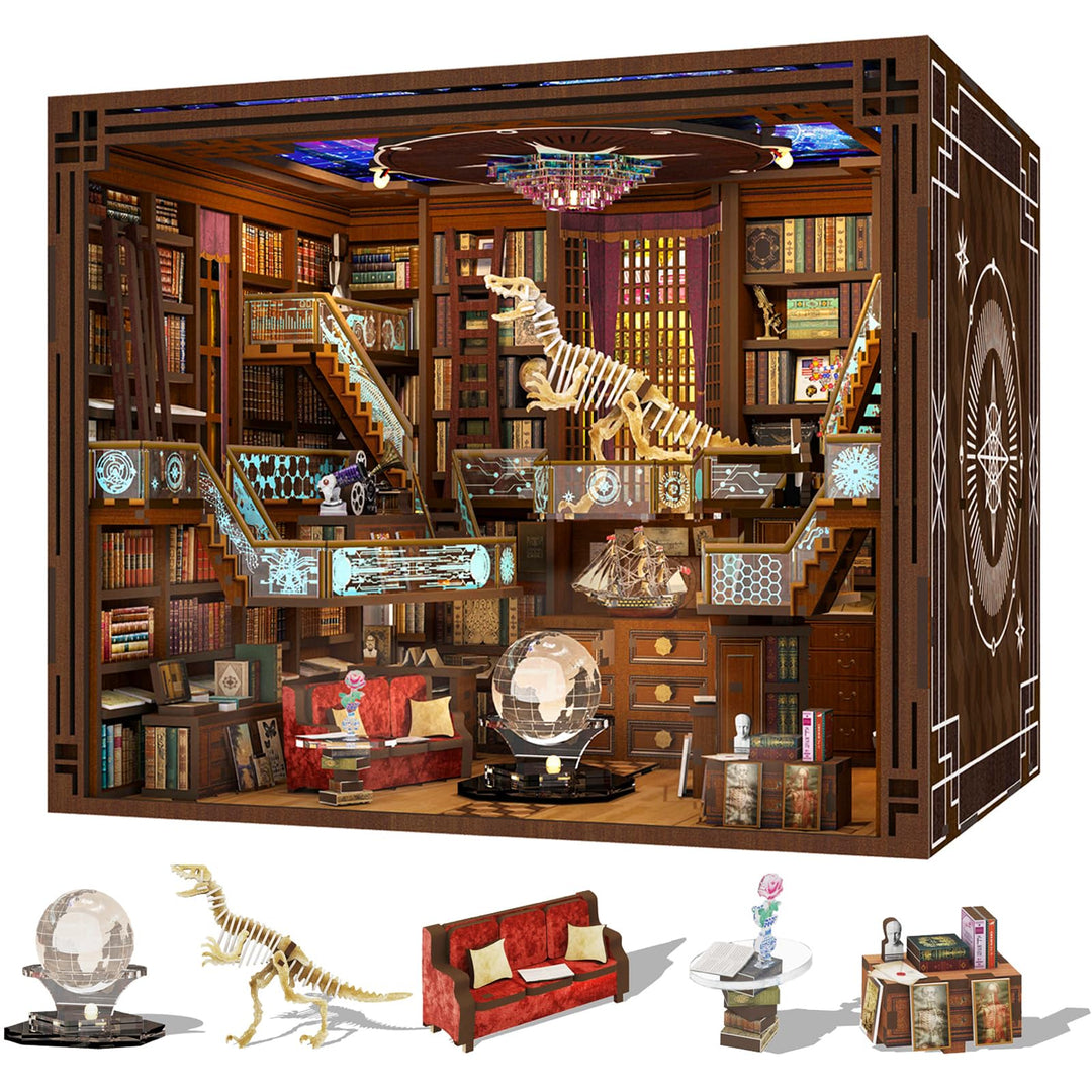 Book Nook Kit, DIY Miniatur Puppenhaus Booknook Kit(Beyond Library Max), Beyond Library Max