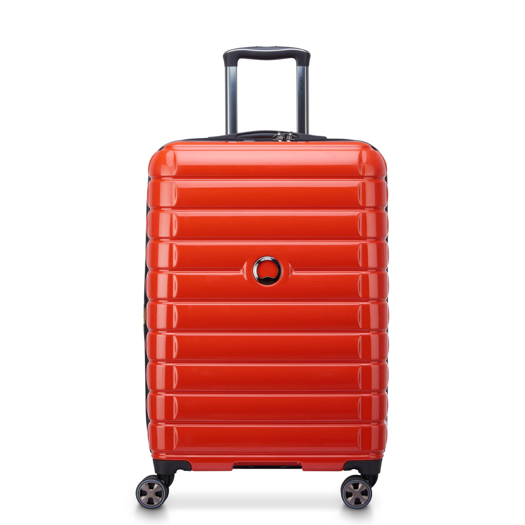 DELSEY Paris Shadow 5.0 – Rucksack starr M Intensives Rot, Erweiterbar M Extensible Hellrot