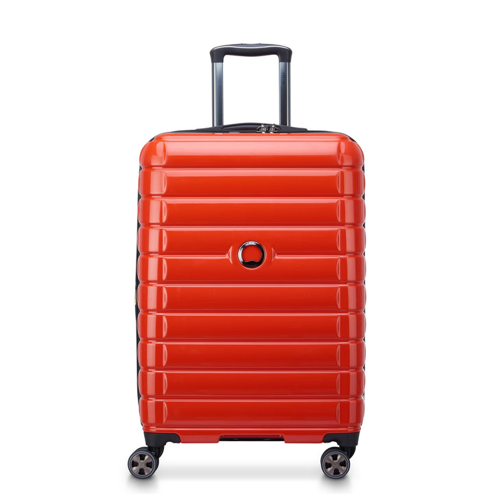 DELSEY Paris Shadow 5.0 – Rucksack starr M Intensives Rot, Erweiterbar M Extensible Hellrot