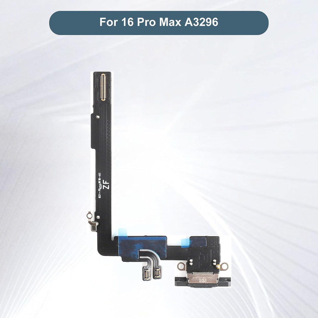 Ladebuchse Ersatzteil für iPhone 16 Pro Max A3296 Dock Connector Ladeport Ersatzteil für Reparatur