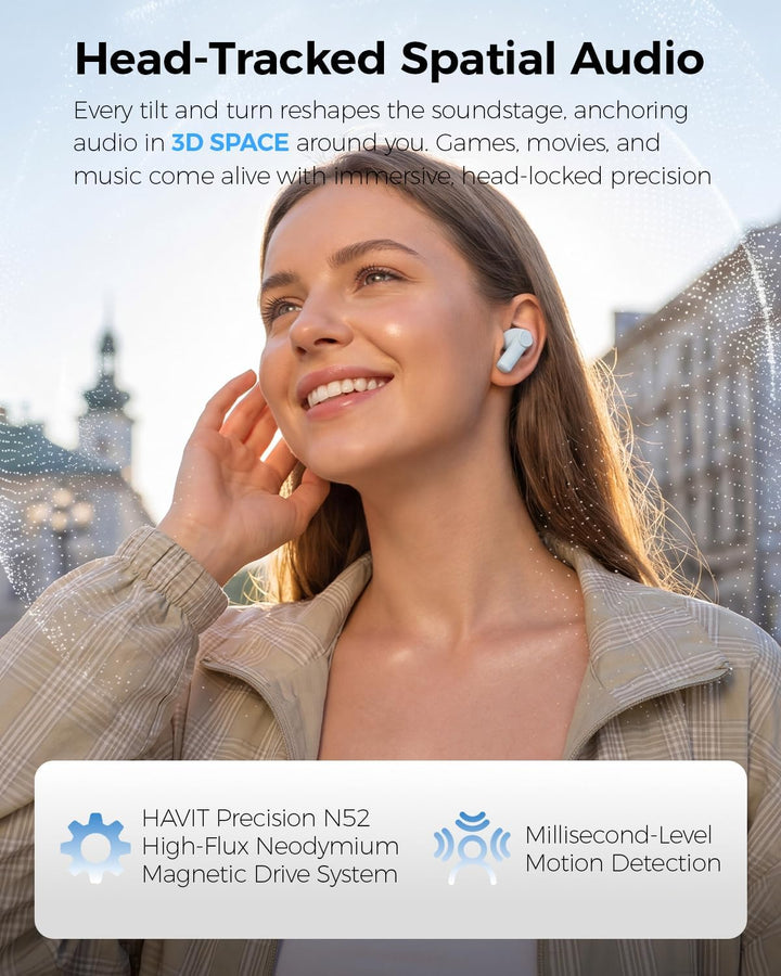 havit TW889 Kabellose Bluetooth-Ohrhörer, Blau