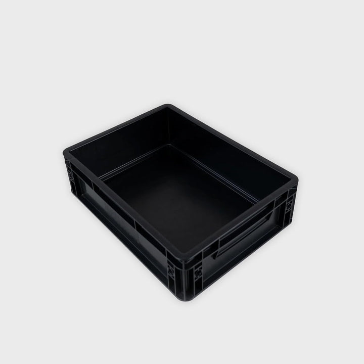 BOXIO - SOLO UP: Aufbewahrungsbox 40x30x12 cm - Eurobox - perfekte Plastikbox, Transportkiste, Kiste