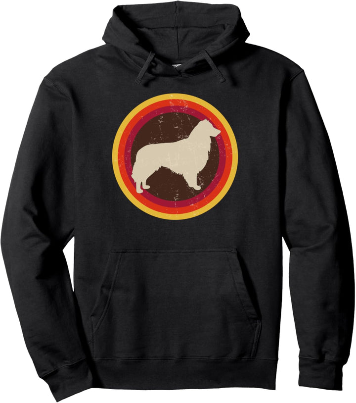 Australian Shepherd Retro Pullover Hoodie