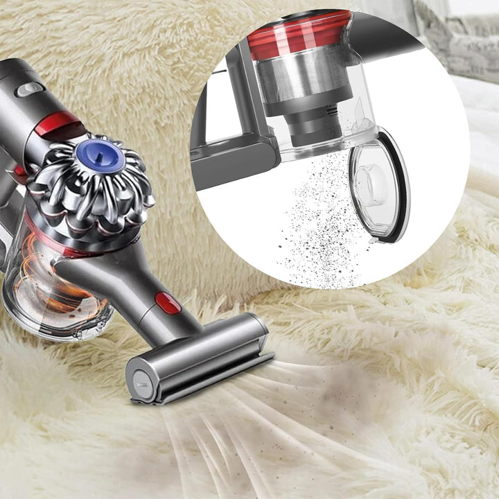 Aufgewerteter Staubbehälter kompatibel mit Dyson V7 V8 SV10 SV11 Staubsauger Transparenter Behälter