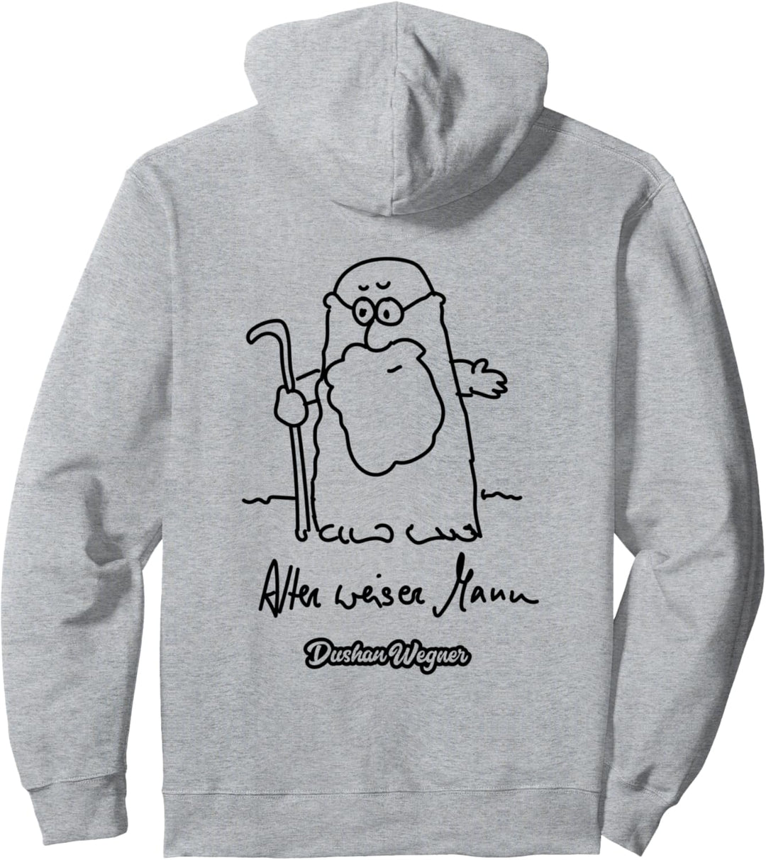 Alter weiser Mann Pullover Hoodie