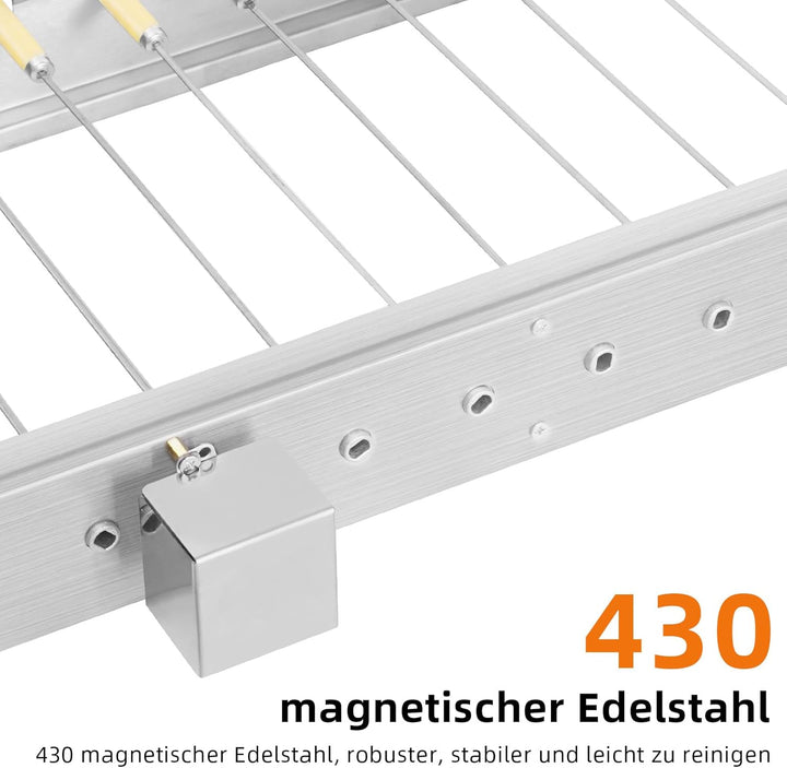 Drehspiesse, Grillspiess Pro - Elektrischer Spiessdreher, Universeller BBQ Rotisserie Set mit Motor