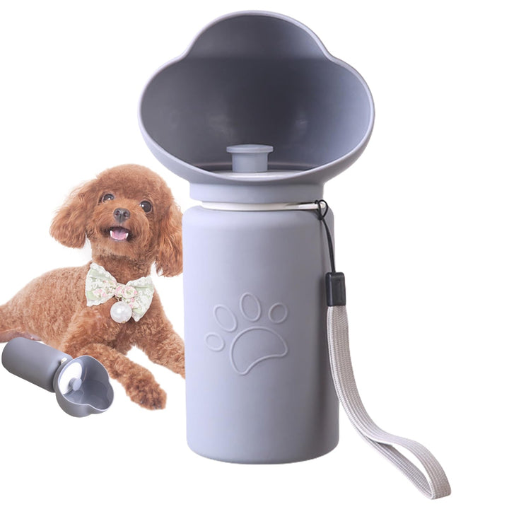 Reise-Wasserflasche für Hunde – Hunde-Wasserflaschen zum Spazierengehen grau B, grau B