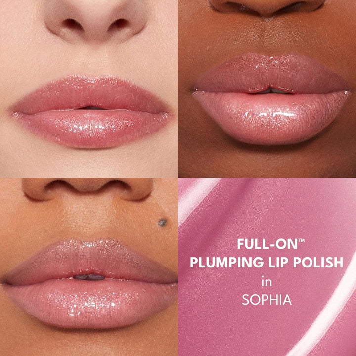 Buxom Full-On Lip Polish Lip Plumping Gloss SOPHIA (sweetheart pink) .210ml by Buxom