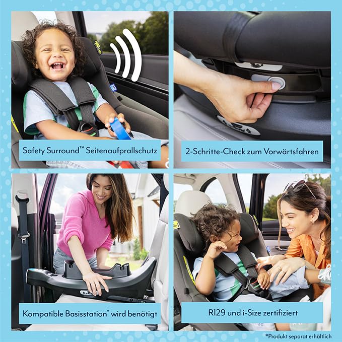 Graco SnugGo™ i-Size R129, 360° drehbarer Reboarder für die Basisstation SnugTurn™ i-Size R129 (sepa