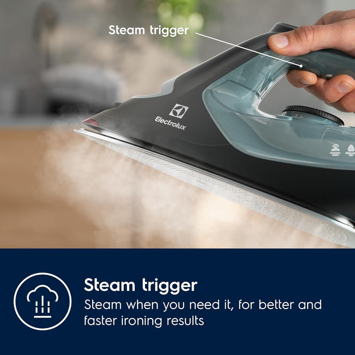 Electrolux Refine 700 Bügeleisen E7SI2-6OG, Mit massgeschneiderten Programmen, Frontbeleuchtung, Kra