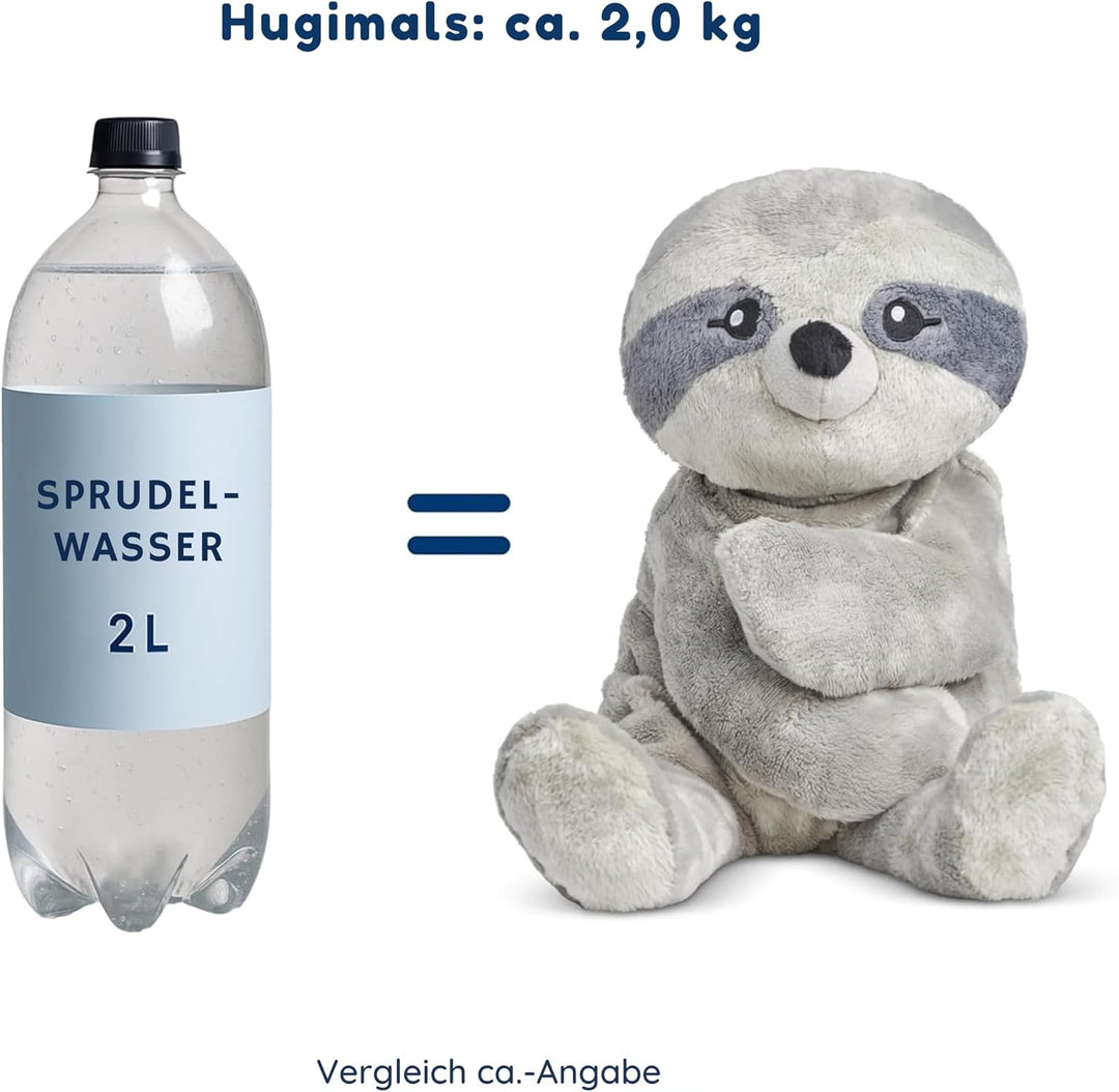 HUGIMALS Gewichts-Kuscheltier 2kg Sensorisches Stofftier Zur Beruhigung Mit Tiefendruck Für Kinder U
