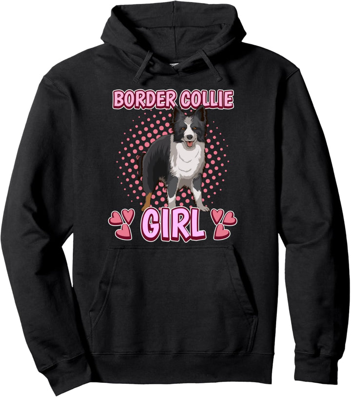 Border Collie Mädchen Border Collie Girl Hund Border Collies Pullover Hoodie