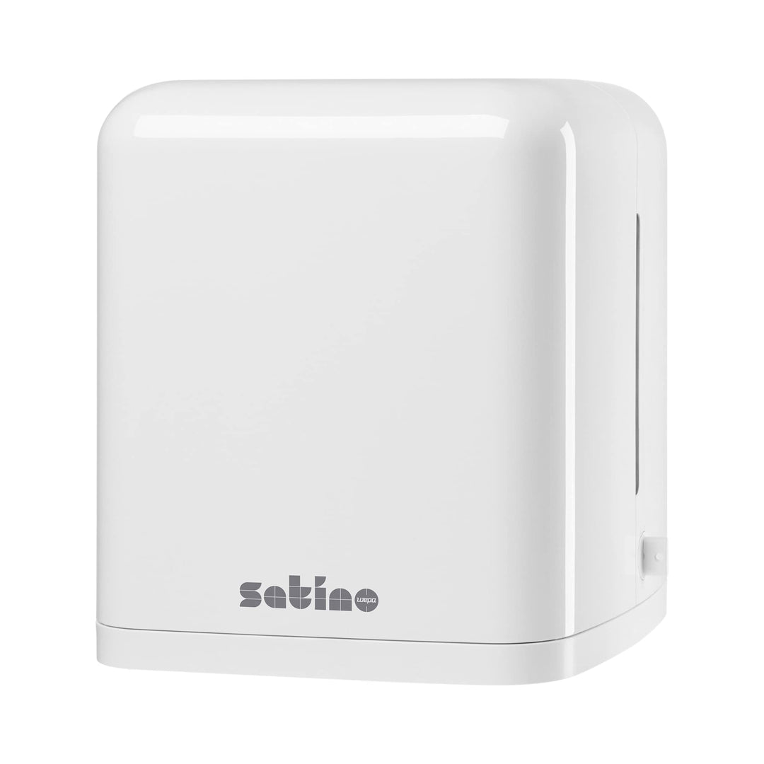 Satino by WEPA Centerfeed Handtuchrollen Spender Plus - 331000 - CF1 kompatibel - weiss - Innenrolle