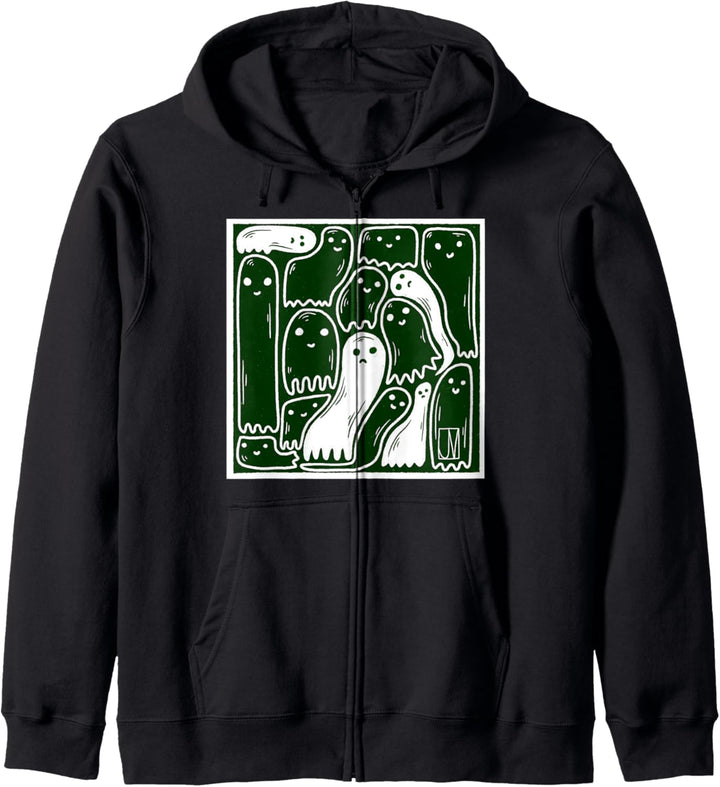 Geist Geister Gespenst Halloween Monster Kapuzenjacke