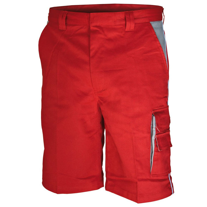 Carson Contrast Arbeitsshorts, 1 Stück, 46, Rot/Grau , CC709S.RTG 46 Rot/Grau, 46 Rot/Grau