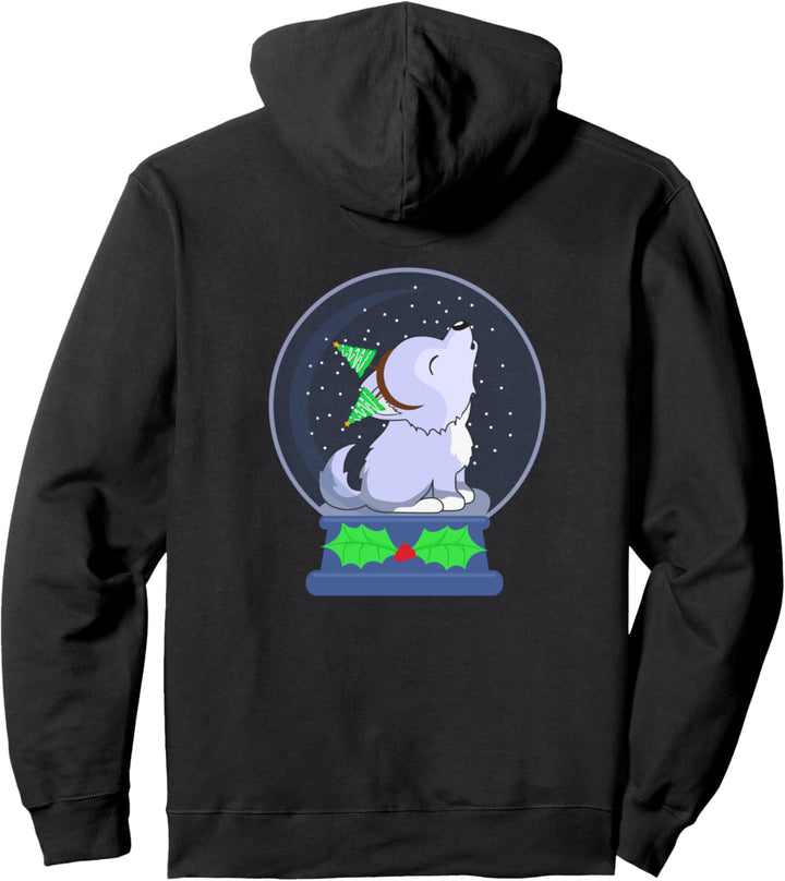 Weihnachten Arctic Wolf Pullover Hoodie
