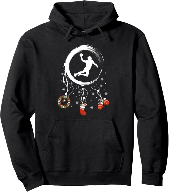 Joy Dreamcatcher Frohe Weihnachten Handball Pullover Hoodie