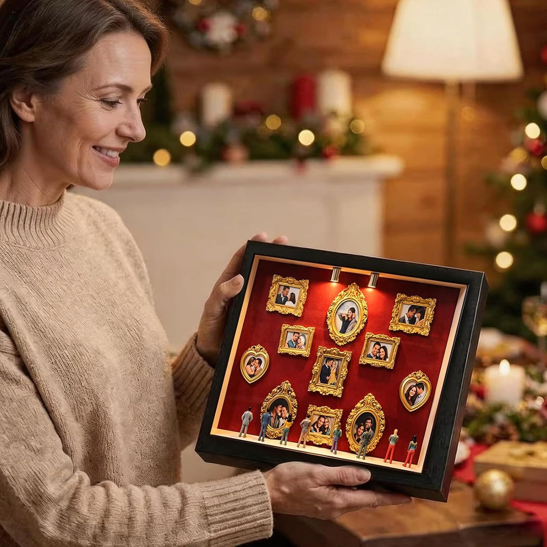 DIY Mini Museum Silhouette Box mit LED Licht, Museum of Us Box
