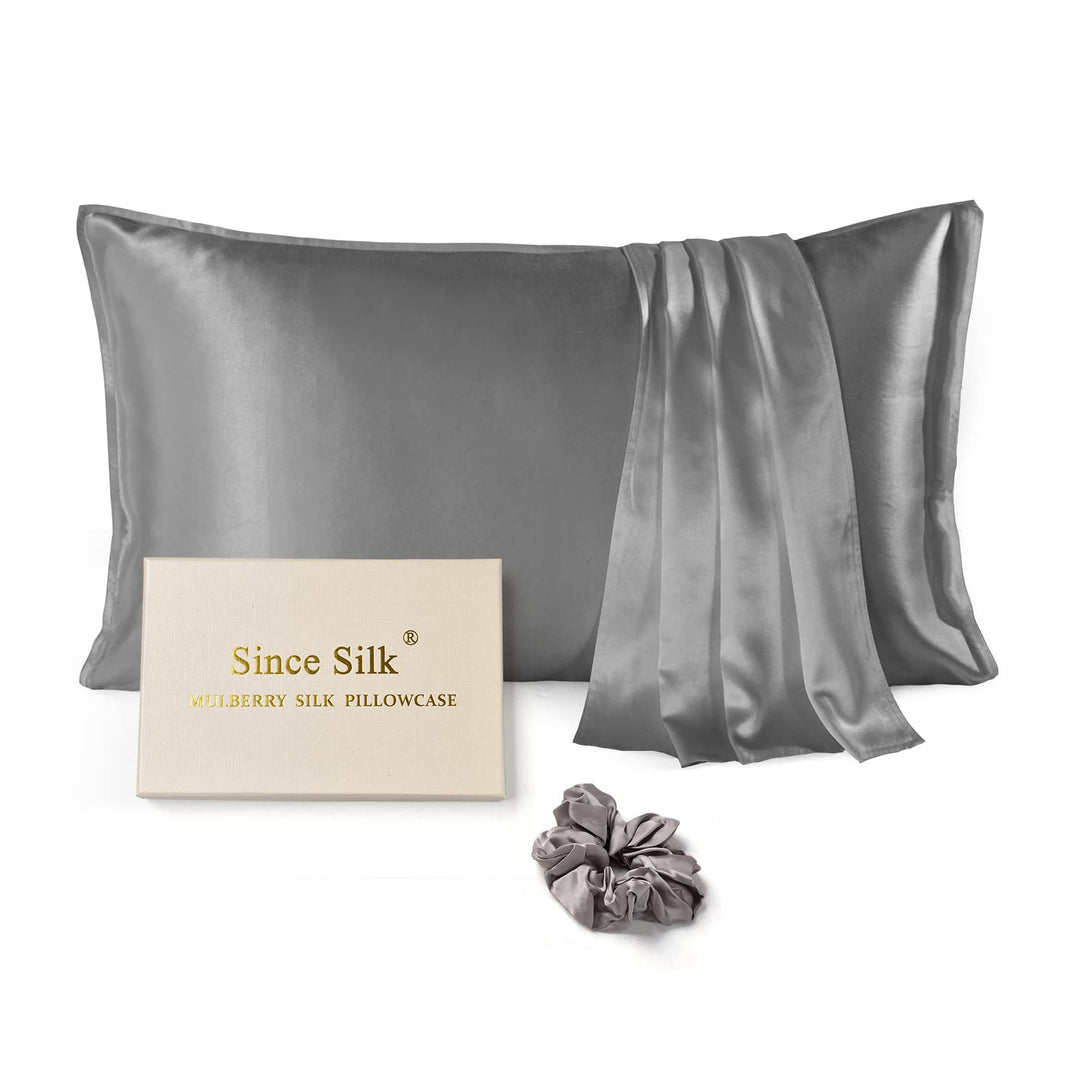 Since Silk Seiden Kissenbezug, 25 Momme Kissenbezug aus Doppelseitige 100% Maulbeerseiden Kopfkissen