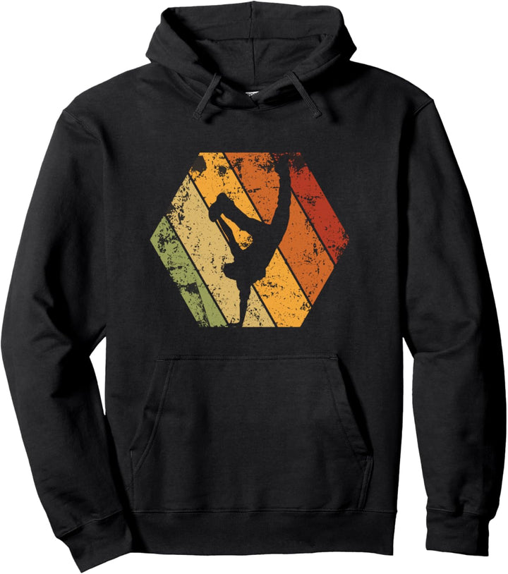 Breakdancer Retro Breakdance Pullover Hoodie