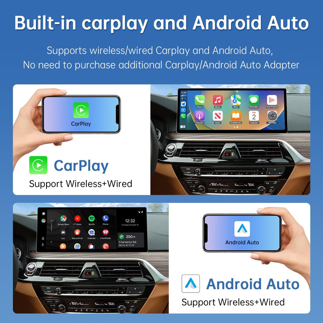 Road Top 12,3 Zoll Autoradio Carplay für BMW 5er G30 mit EVO (2017-2020)
