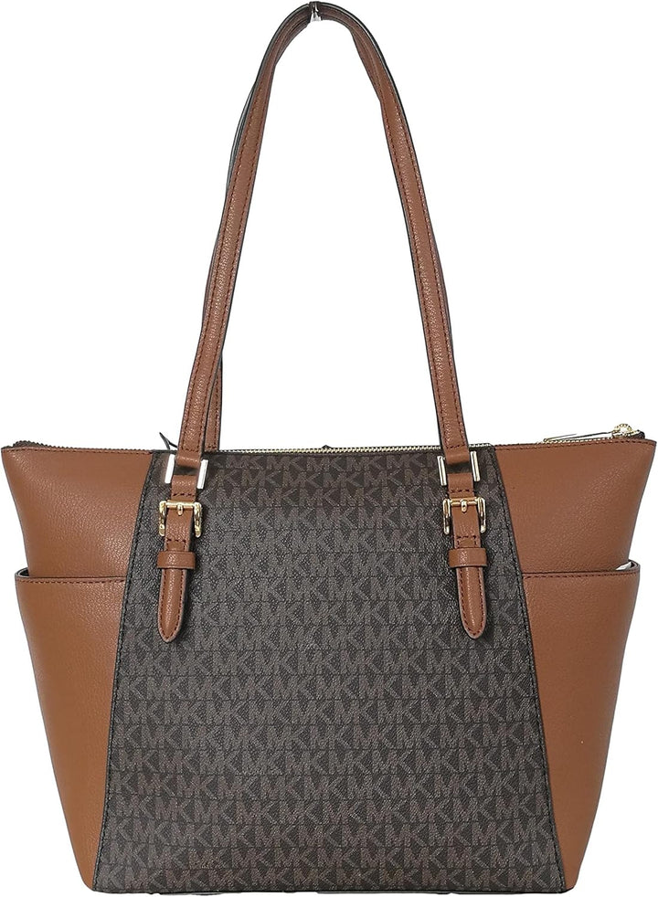 Michael Kors Damen Charlotte Tragetasche Braun, Braun