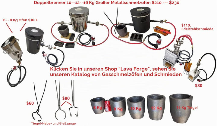 Propan Gas Schmiedebrenner Schmiedeblatt machen Gasofen