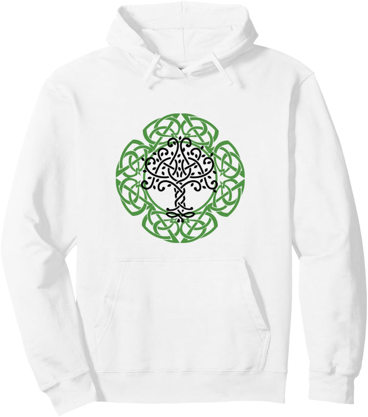 Celtic Irland Wikinger Keltisch Knoten Muster Baum Pullover Hoodie