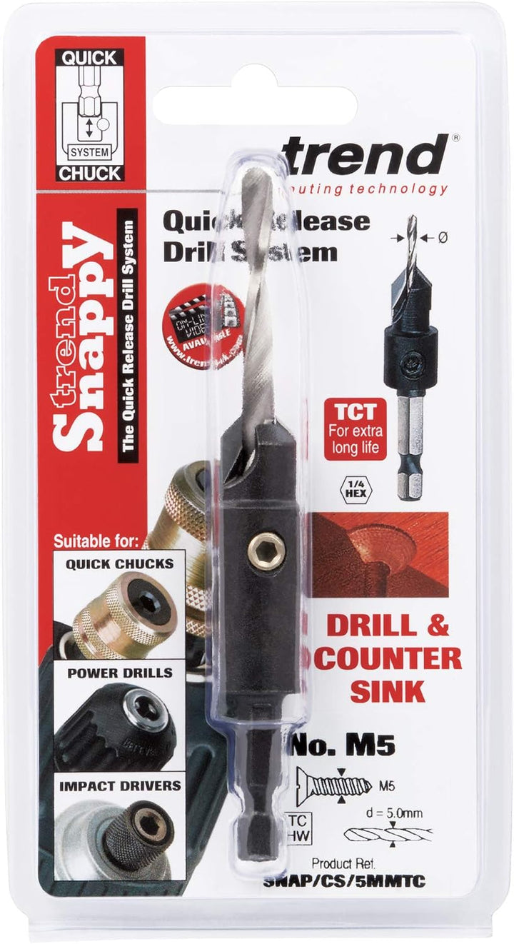 Trend - Snappy Senker 5mm x 12,7mm TCT - SNAP/CS/5MMTC