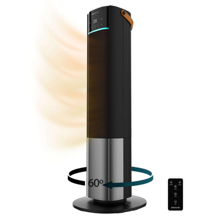 Cecotec Keramik-Heizlüfter ReadyWarm 2070 Max, 2000W, Digitalanzeige, Touch- und Fernbedienung, Oszi