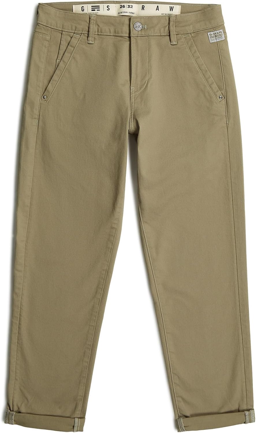 G-Star Damen Kate Boyfriend Chino 23W / 28L Grün (Ensis Green D25257-c105-6057), 23W / 28L Gr&amp;