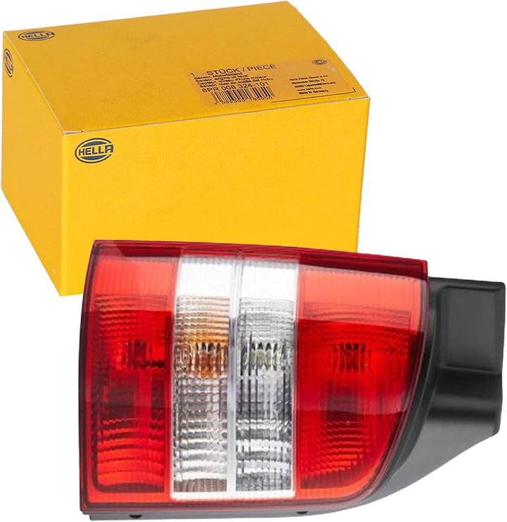 HELLA 2SK 008 579-131 Heckleuchte - Glühlampe - glasklar/rot - links - für u.a. VW T5 (7HB,7HJ,7EB,7
