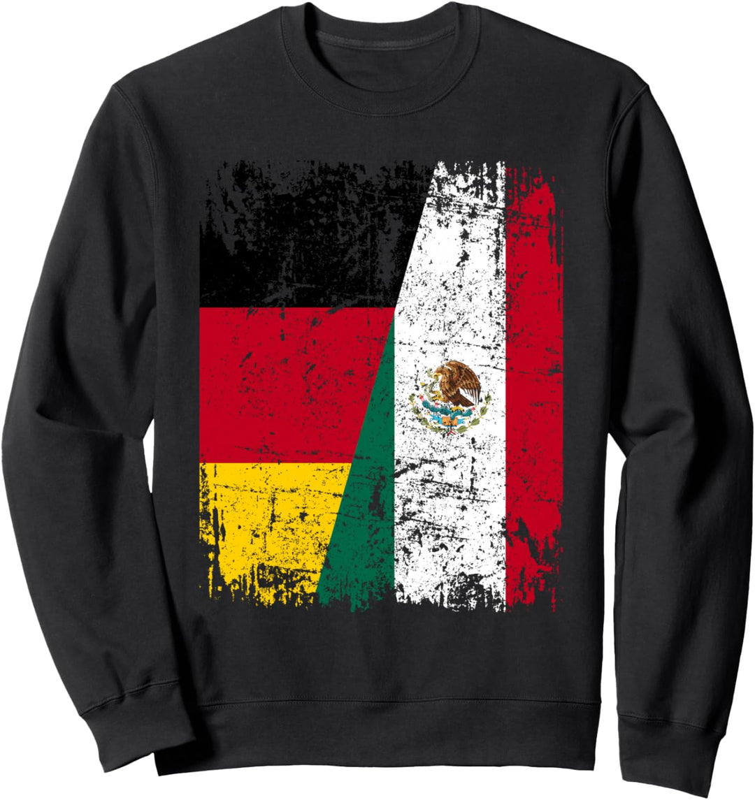 MEXIKO DEUTSCHLAND Flagge | Damen Herren Kinder | MEXIKO Sweatshirt