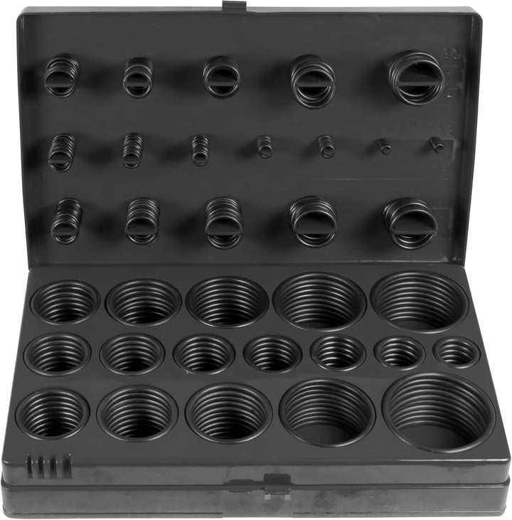 SW-Stahl S8045 O-Ring-Sortiment, 419-teilig I NBR &amp; EPDM Gummi I 32 Grössen I 70 Shore I O-Ring Set