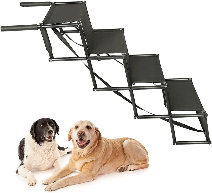 Hundetreppe für Grosse und Kleine Hunde, Hochwertiger Hunderampe Auto, Hunderampe Auto Klappbar für