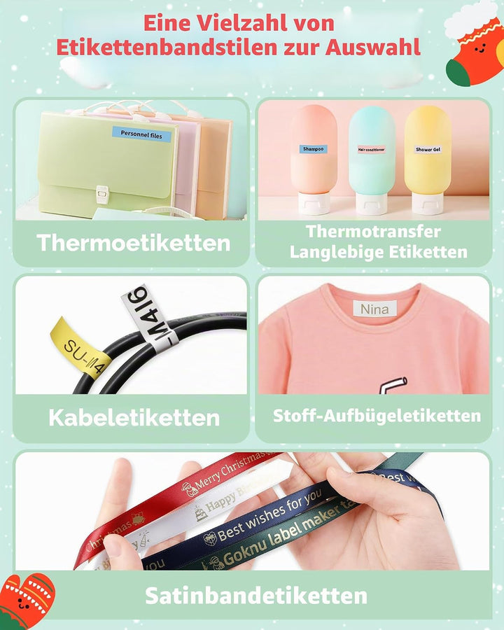 Tape Ersatz für Brother P Touch M Tape MK221 MK231 M950/M960 Thermotransferband Kompatibel mit Broth