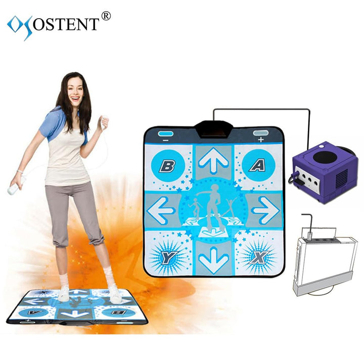 OSTENT Rutschfeste Dance Pad Tanzmatte für Nintendo Wii Gamecube NGC Konsole Dance Revolution DDR Vi