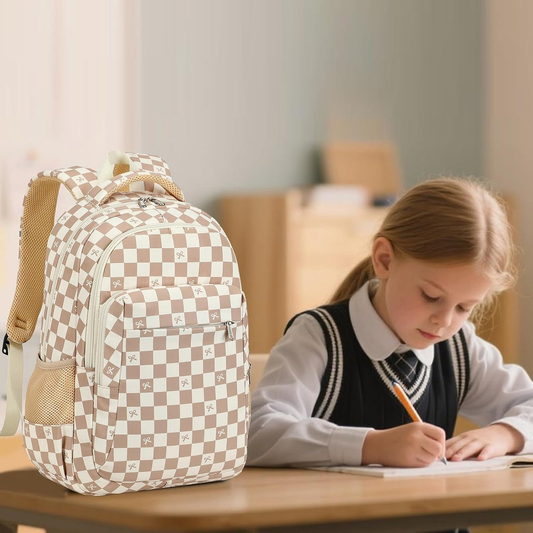 LEDAOU Schulrucksack Teenager Mädchen Schultaschen Rucksack Kinder Rucksäcke Wasserdicht kinderrucks