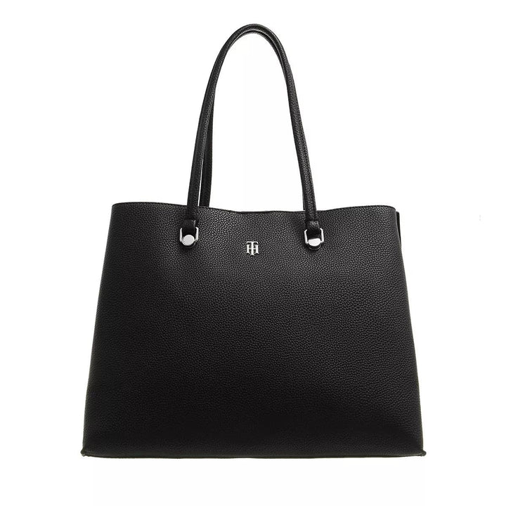 Tommy Hilfiger Damen Geldbörse Tragetasche, Einheitsgrösse Schwarz, Schwarz