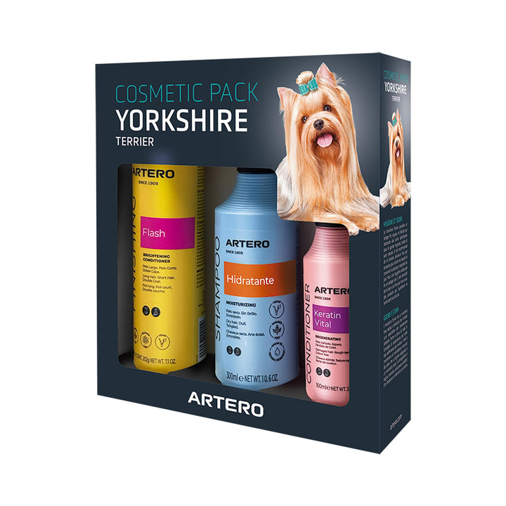 Artero Komplettes Set für die Hygiene Ihres Hundes (Yorkshire Terrier), Yorkshire Terrier