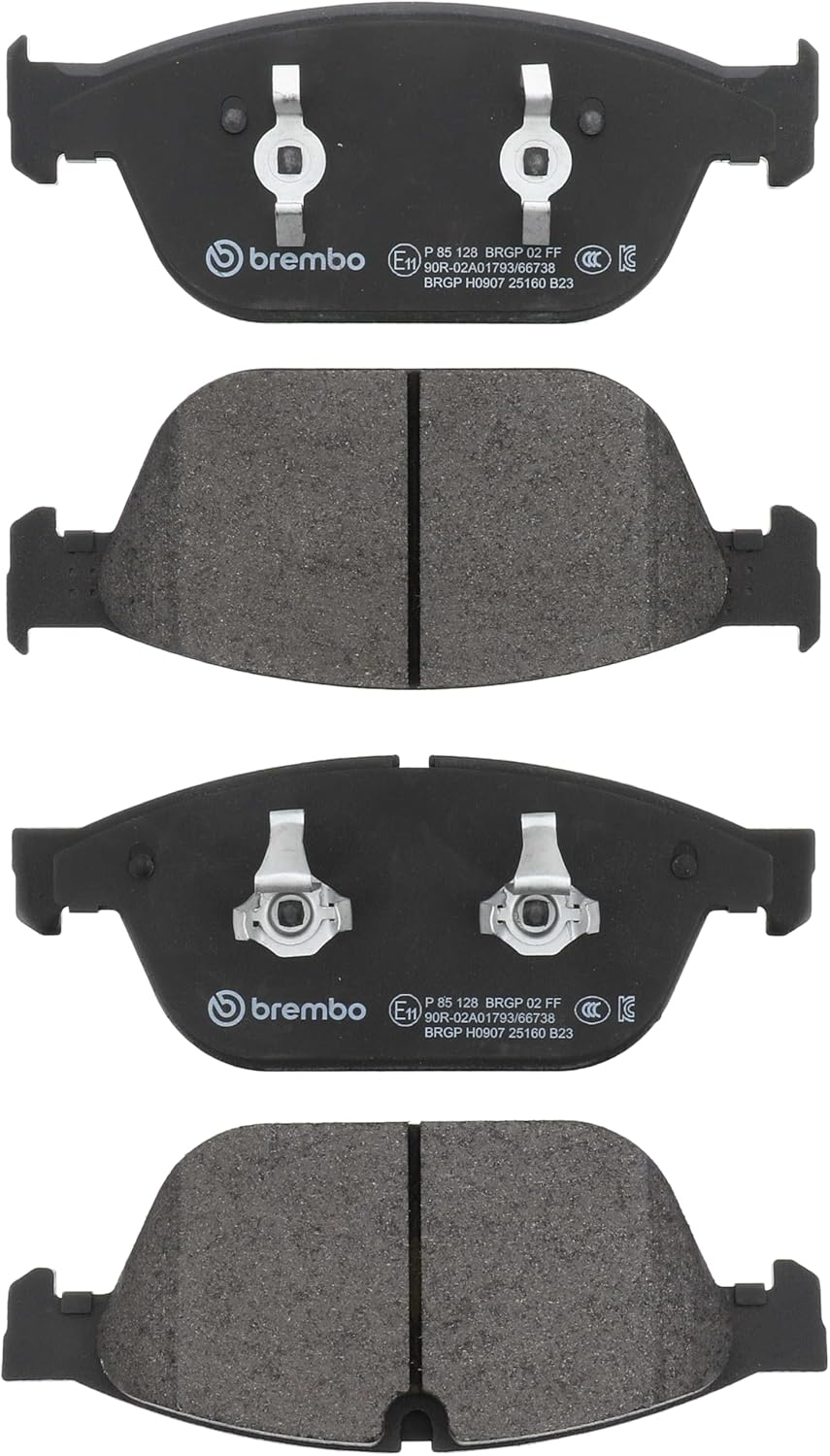 Brembo P85128 Vordere Bremsbeläge, Anzahl 4