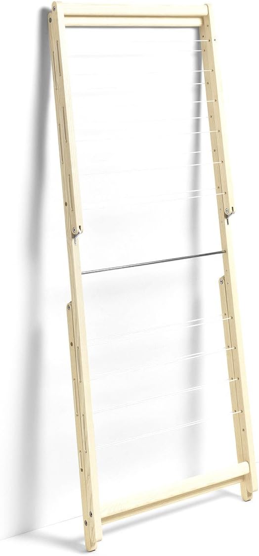 Side by Side - Wäscheständer New Papa - Esche massiv - 139 x 59 x 79 cm