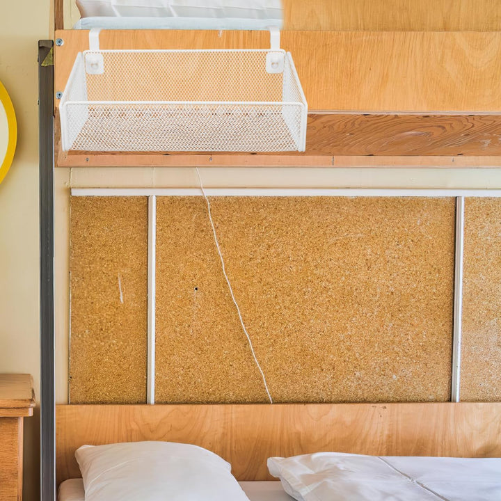 PRETYZOOM HäNgender Aufbewahrungskorb Aus Metall 27X12X9Cm Mit 10 Haken FüR Bett Organizer Zum Einhä