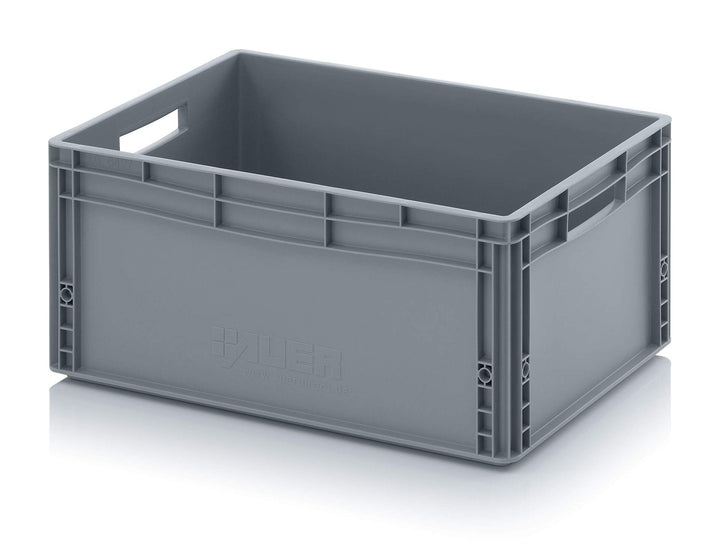 Auer Packaging Eurobehälter 60 x 40 x 27 Euro stapelbar 60x40x27 Lagerbox Eurobox gross grau Transpo